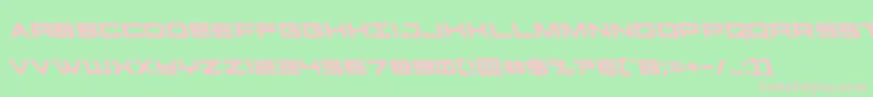 futureforcesleft Font – Pink Fonts on Green Background