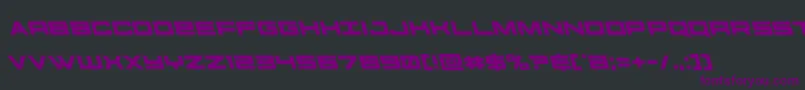 futureforcesleft Font – Purple Fonts on Black Background