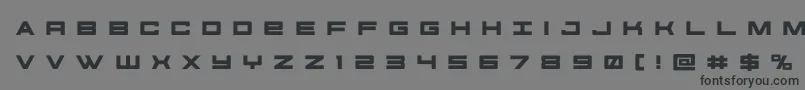 futureforcesrtitle Font – Black Fonts on Gray Background