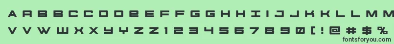 futureforcesrtitle Font – Black Fonts on Green Background