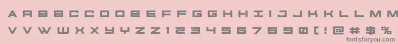 futureforcesrtitle Font – Gray Fonts on Pink Background