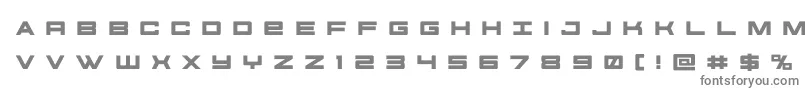 futureforcesrtitle-Schriftart – Graue Schriften auf weißem Hintergrund
