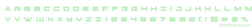 futureforcesrtitle Font – Green Fonts on White Background