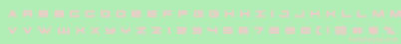 futureforcesrtitle Font – Pink Fonts on Green Background