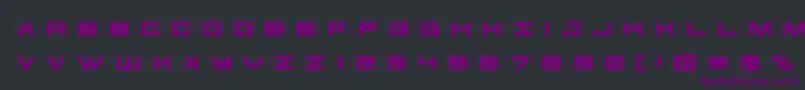 futureforcesrtitle Font – Purple Fonts on Black Background