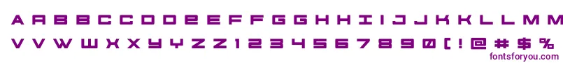 futureforcesrtitle Font – Purple Fonts on White Background