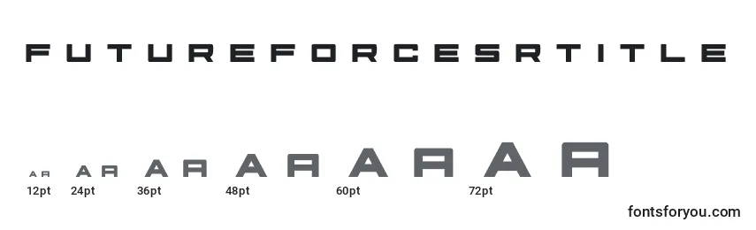Размеры шрифта Futureforcesrtitle (127519)