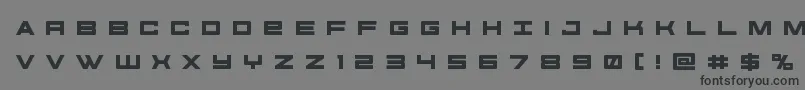 futureforcesrtitle Font – Black Fonts on Gray Background