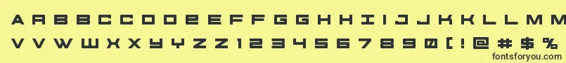 futureforcesrtitle Font – Black Fonts on Yellow Background