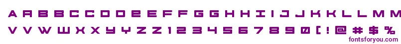 futureforcesrtitle Font – Purple Fonts on White Background