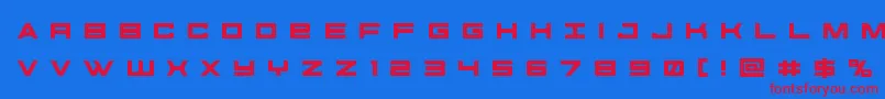 Police futureforcesrtitle – polices rouges sur fond bleu