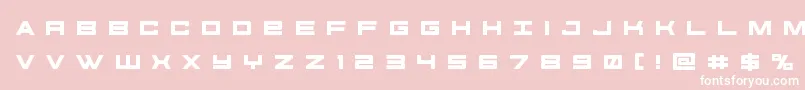 futureforcesrtitle Font – White Fonts on Pink Background