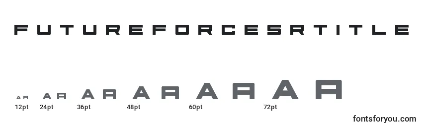 Размеры шрифта Futureforcesrtitle (127520)