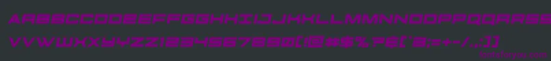 futureforcessemital Font – Purple Fonts on Black Background