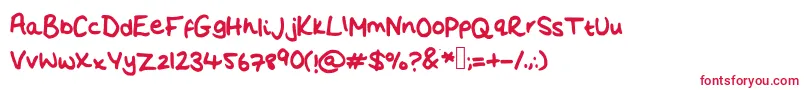 FloSHandwriting Font – Red Fonts