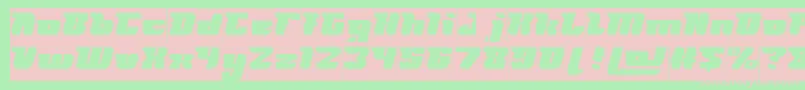 FUTURISM Inverse Font – Pink Fonts on Green Background