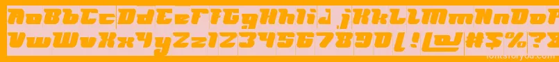 More about FUTURISM Inverse Font FUTURISM Inverse Font – Pink Fonts on Orange Background