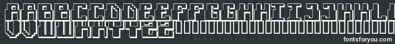 FUTURISM Font – White Fonts on Black Background