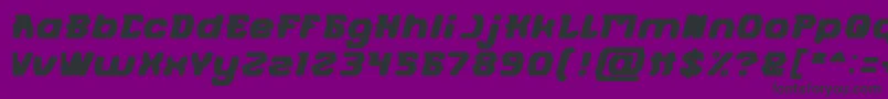 FUTURISTIC Bold Font – Black Fonts on Purple Background