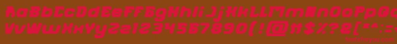 Шрифт FUTURISTIC Bold – красные шрифты на коричневом фоне