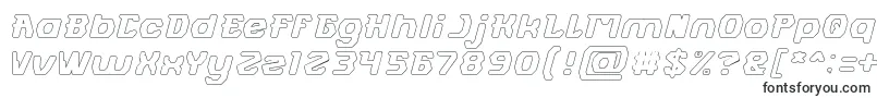 FUTURISTIC Hollow-fontti – Alkavat F:lla olevat fontit