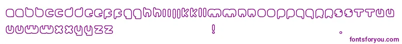 Johanneke Font – Purple Fonts on White Background