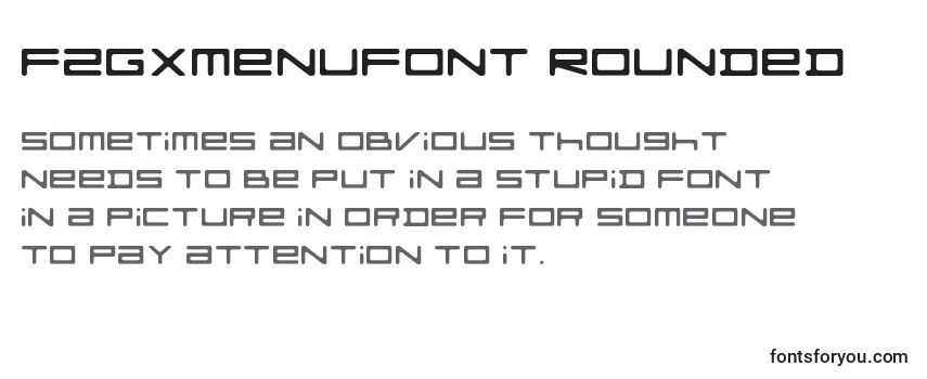 FZGXMenuFont Rounded Font