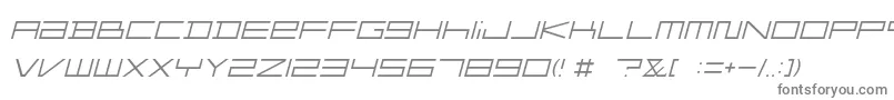 FZGXMenuFont ThinOblique Font – Gray Fonts