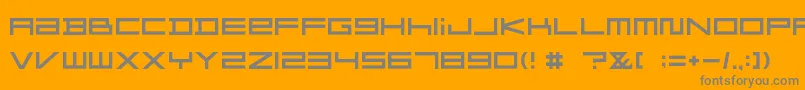 Подробнее о шрифте FZGXMenuFont Шрифт FZGXMenuFont – серые шрифты на оранжевом фоне