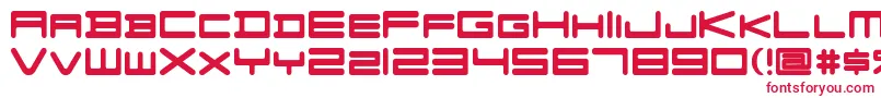 FZGXVenueFont Regular Font – Red Fonts