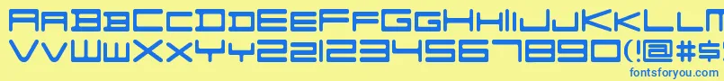 More about FZGXVenueFont SemiLight Font FZGXVenueFont SemiLight Font – Blue Fonts on Yellow Background