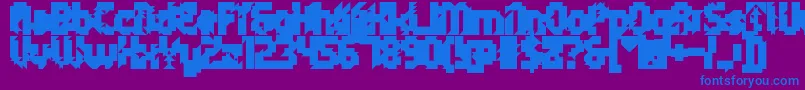 Подробнее о шрифте 5metrikBlackAlien Шрифт 5metrikBlackAlien – синие шрифты на фиолетовом фоне