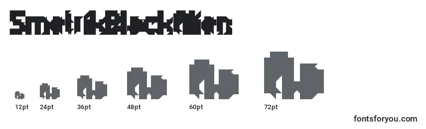 Размеры шрифта 5metrikBlackAlien