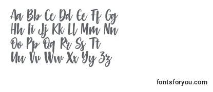 Schriftart Gabelisa Font by Keithzo 7NTypes