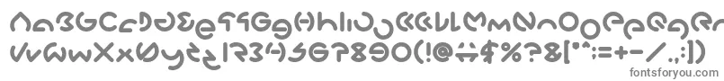 GABRIELLE Bold-Schriftart – Graue Schriften auf weißem Hintergrund