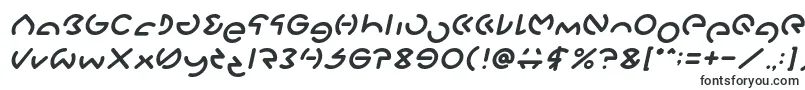 Czcionka GABRIELLE Italic – runiczne czcionki