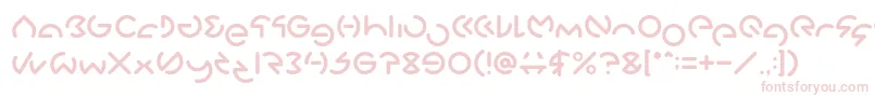 GABRIELLE Light Font – Pink Fonts on White Background