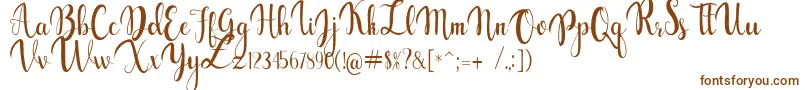 Шрифт gabylia – коричневые шрифты