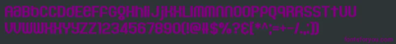 GaeilgeKids Font – Purple Fonts on Black Background