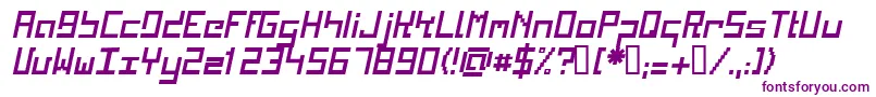 Kinki ffy Font – Purple Fonts on White Background