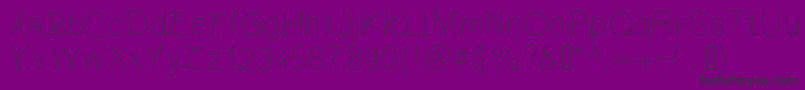 Gaelle203Font-Schriftart – Schwarze Schriften auf violettem Hintergrund