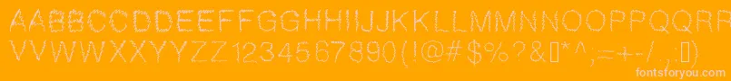 En savoir plus sur la police Gaelle307 Police Gaelle307 – polices roses sur fond orange