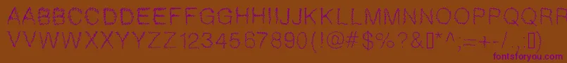 Подробнее о шрифте Gaelle307 Шрифт Gaelle307 – фиолетовые шрифты на коричневом фоне