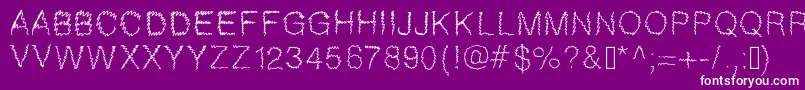 More about Gaelle307 Font Gaelle307 Font – White Fonts on Purple Background