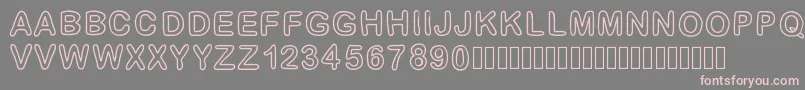 GaelleFont14 Font – Pink Fonts on Gray Background