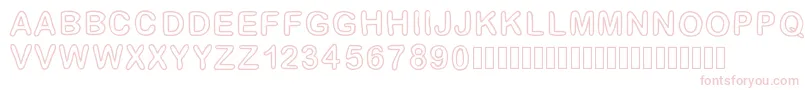 GaelleFont14 Font – Pink Fonts on White Background