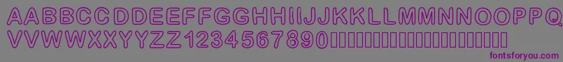 GaelleFont14 Font – Purple Fonts on Gray Background