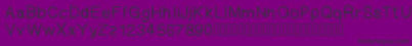 Gaelleingsletter Font – Black Fonts on Purple Background
