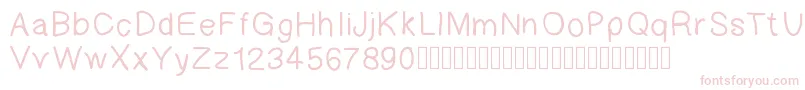Gaelleingsletter Font – Pink Fonts on White Background
