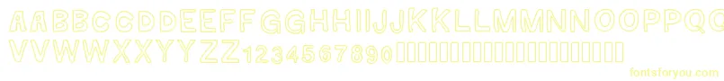 GaelleMAJUSCULE Font – Yellow Fonts